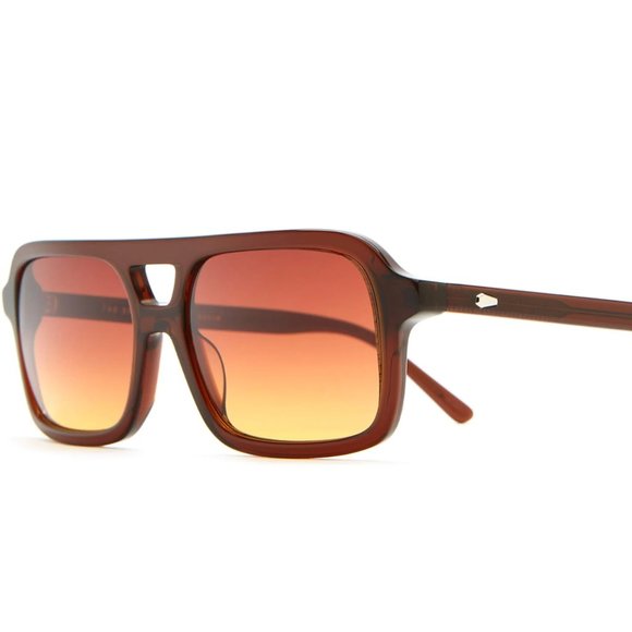 Crap Eyewear Crystal Cola Bio / Rosewood Sunset Sunglasses. - Picture 1 of 5